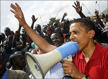 Obama wuoyo Kibera