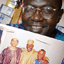 Malik Obama, the older brother of Barack Obama, holds an ...