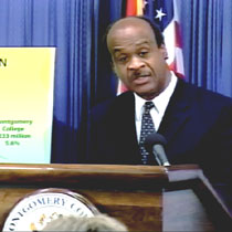 Montgomery County Exec, Ike Leggett 